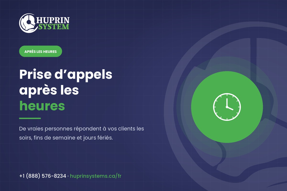 Service de prise d’appels après les heures de HuPrin Systems