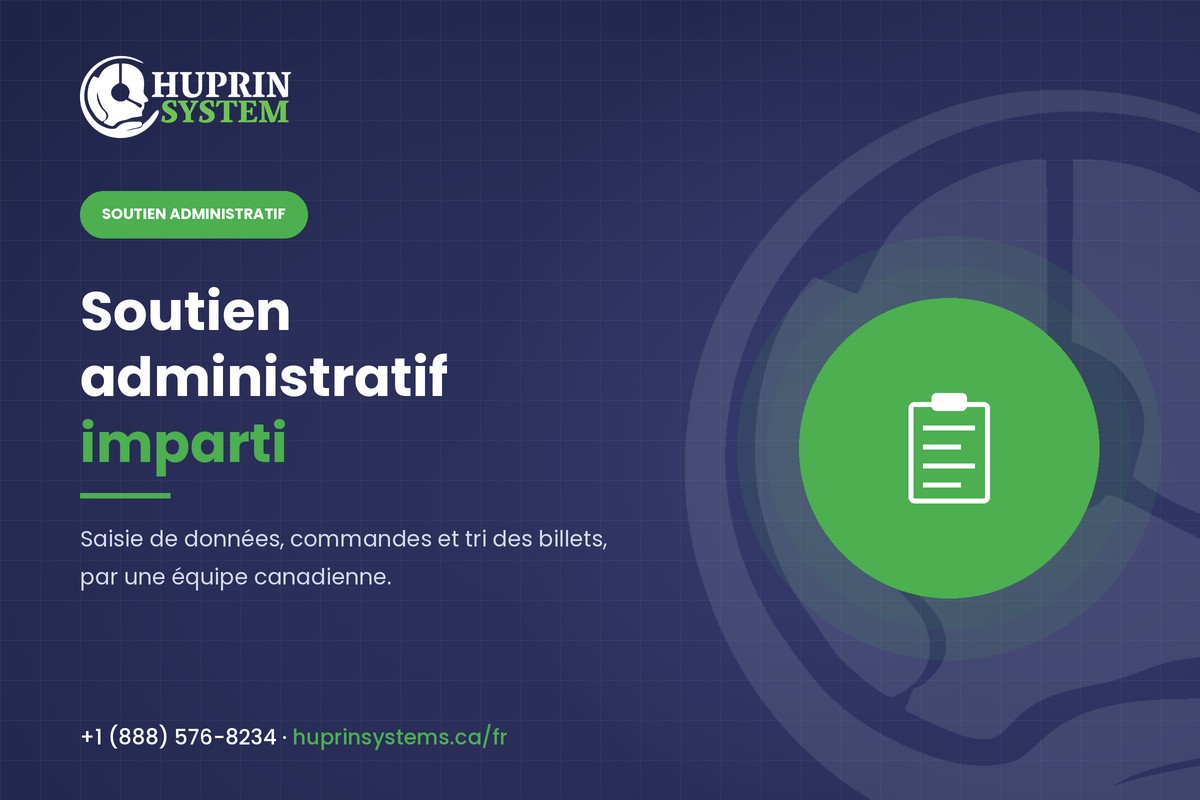 Soutien administratif imparti par HuPrin Systems