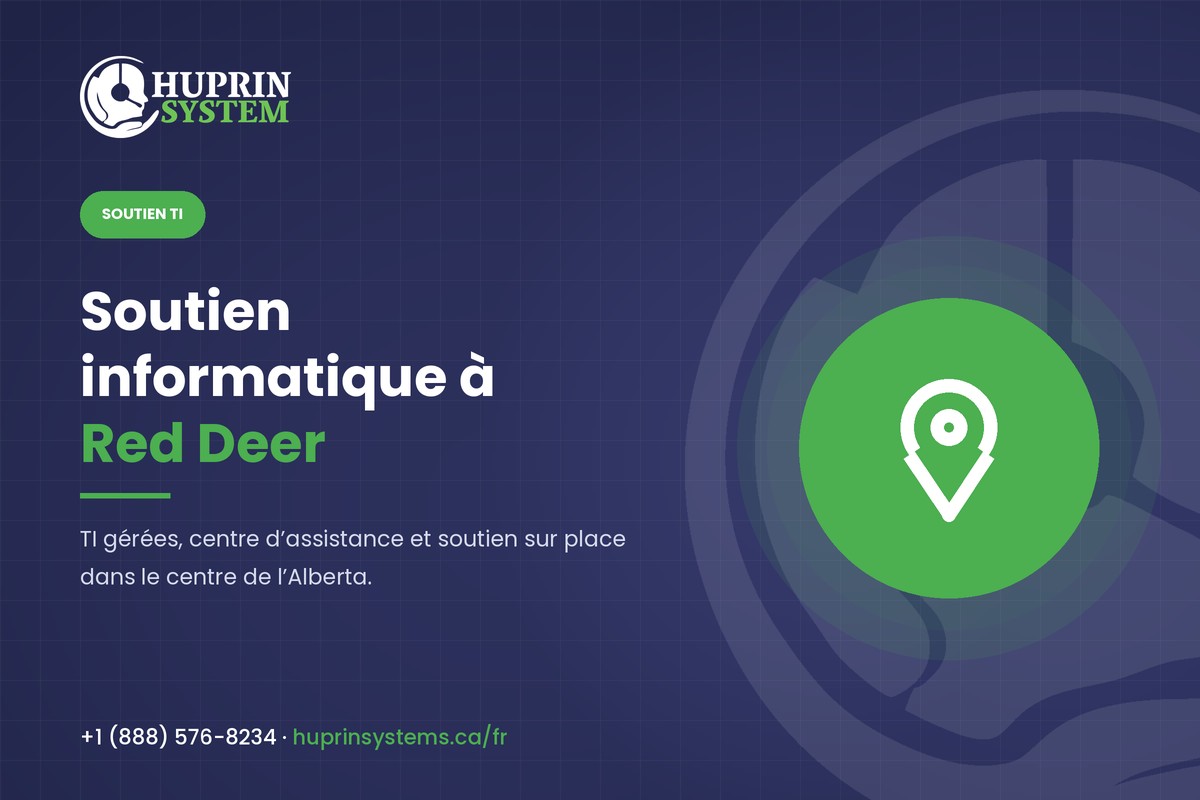 Soutien informatique à Red Deer par HuPrin Systems