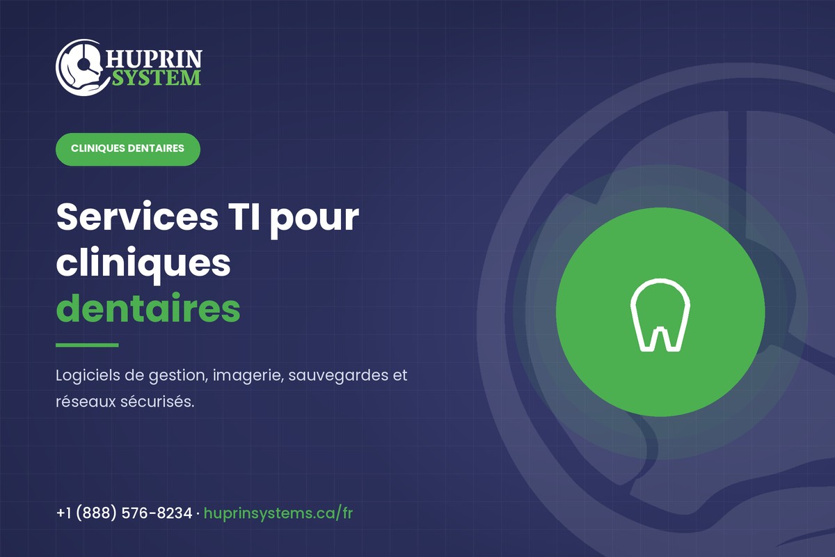 Services TI pour cliniques dentaires
