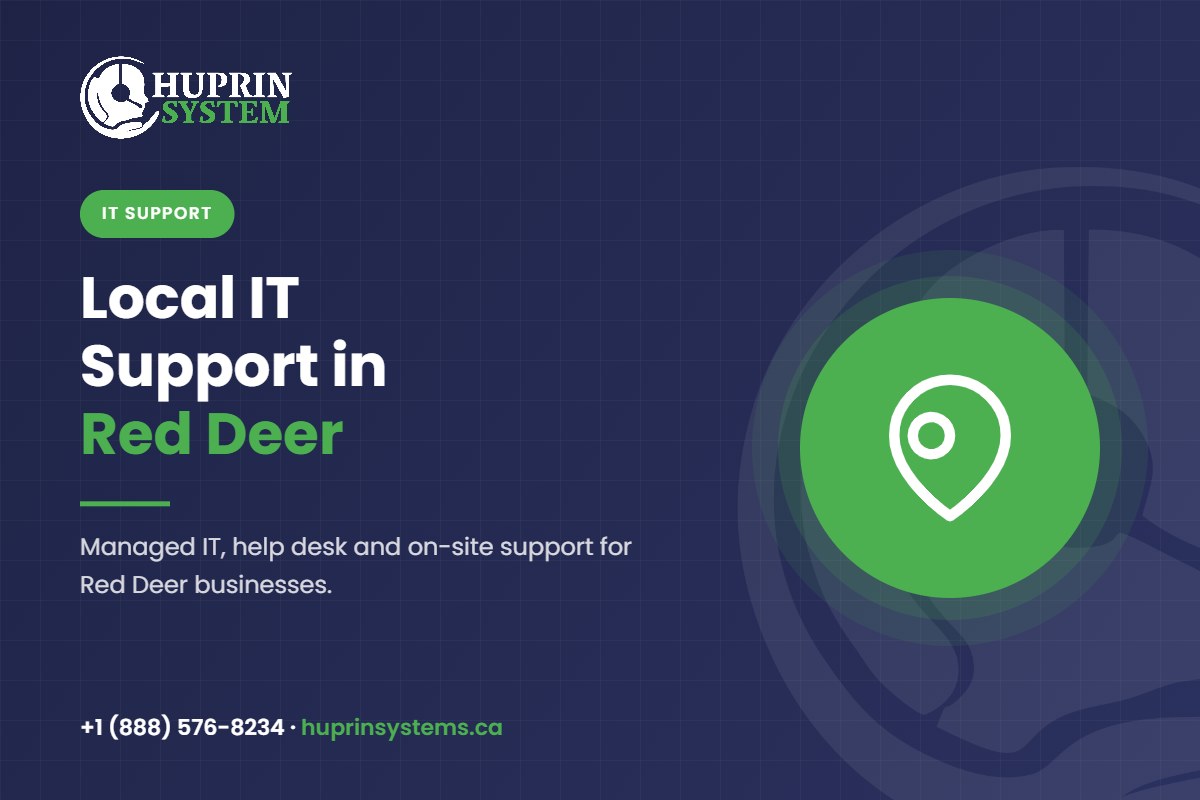 IT support in Red Deer by HuPrin Systems