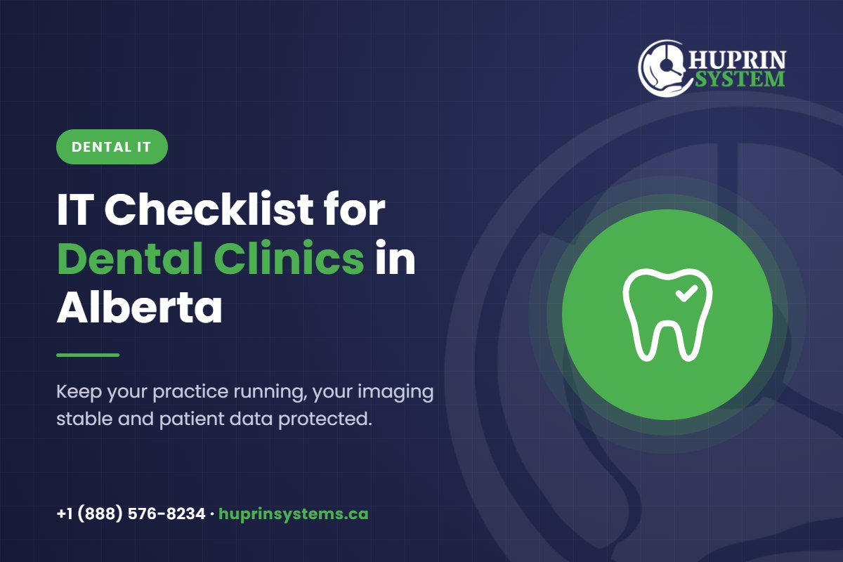 IT Checklist for Dental Clinics in Alberta