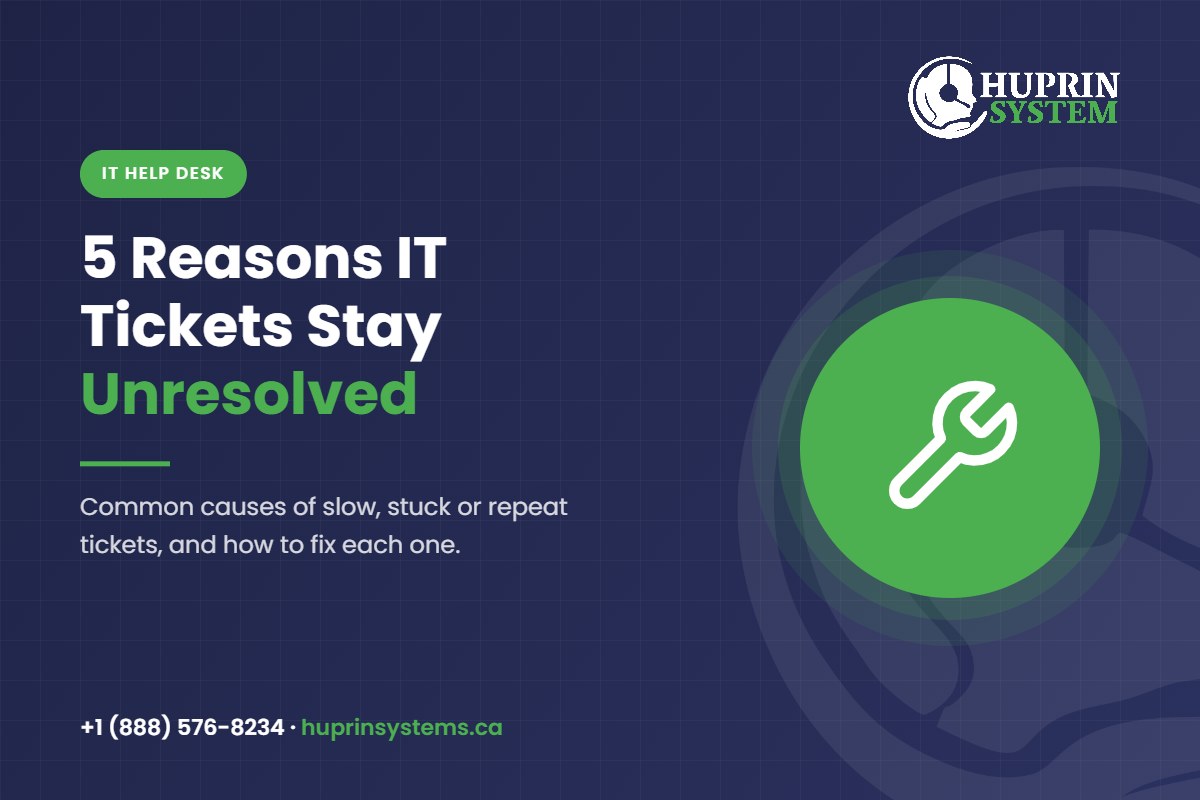 5 Reasons IT Help Desk Tickets Stay Unresolved (and How to Fix Them)